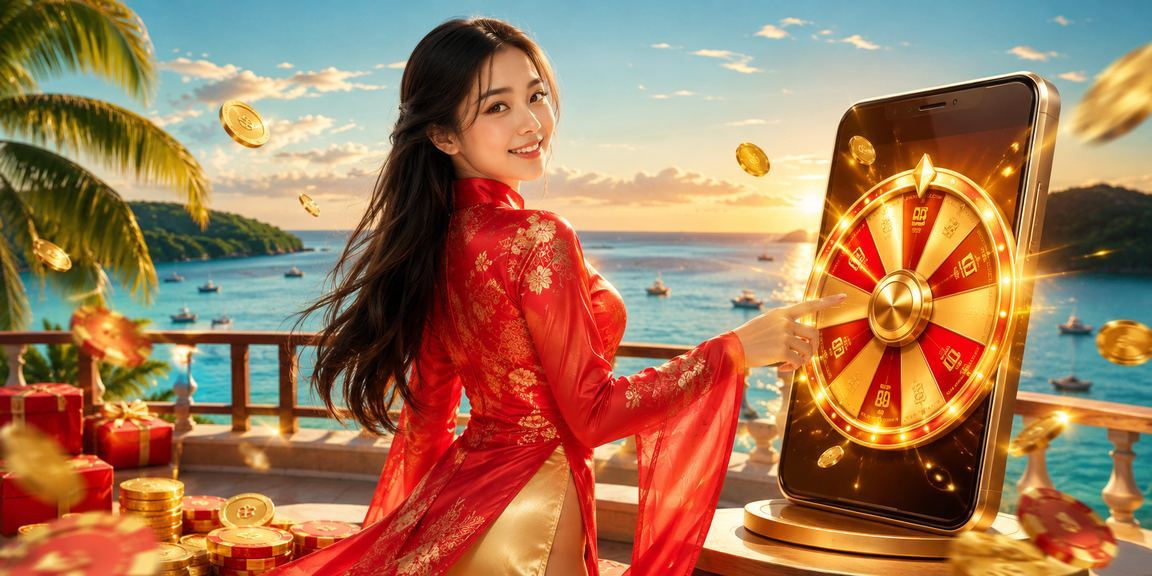 Người dùng Phú Quốc chơi roulette trực tuyến trong trang phục áo dài